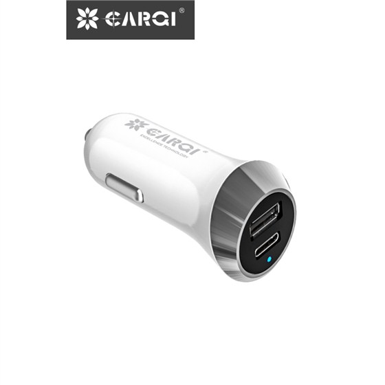 [KS主圖]Type-C車載充電器USB車充3