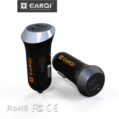 批發(fā)雙口USB車充 2.4ADC24L01