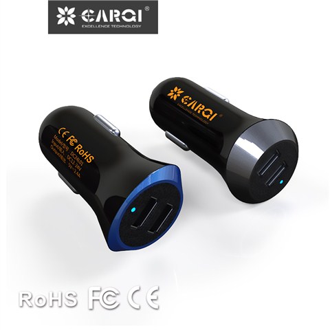 批發(fā)雙口USB車充 2.4ADC24L01