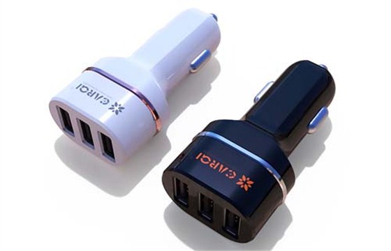 DC48L05三口USB多功能車載充電器