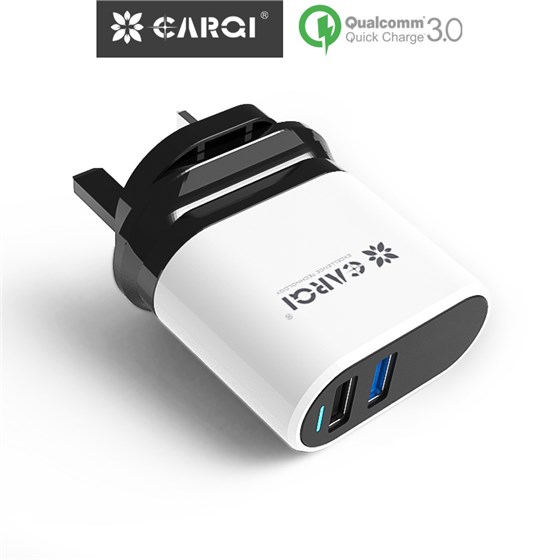 AC45L04Q英規(guī)雙口QC3快充4500mA手機(jī)充電器-主圖1