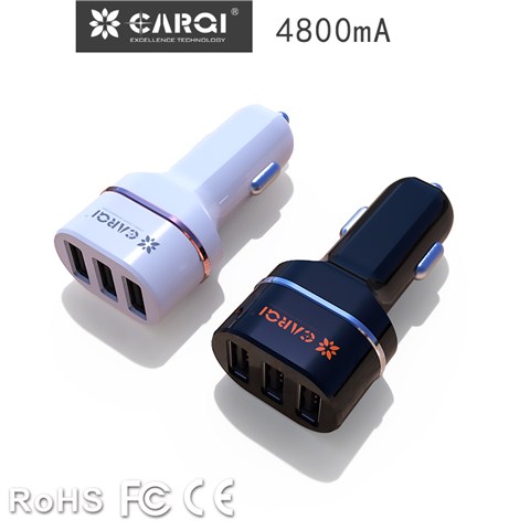 三口USB車載充電器 DC48L05