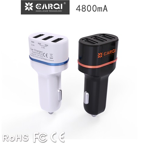 三口USB車載充電器 DC48L05