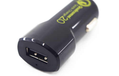 黑色單口usb車充